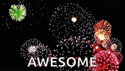 Awesome Firework Display GIF