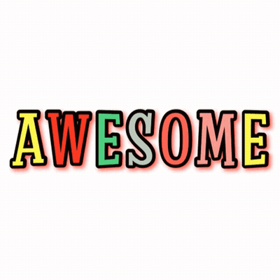 Awesome In Red Green And Yellow GIF