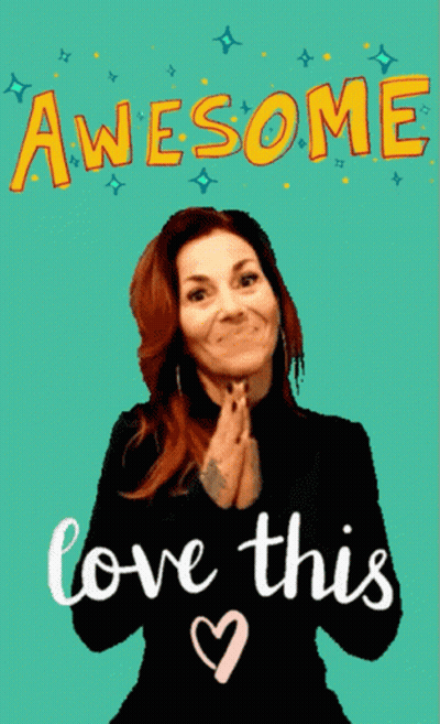 Awesome Love Greeting Card Woman