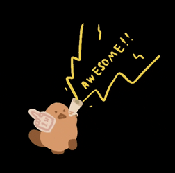 Awesome Platypus Animation GIF