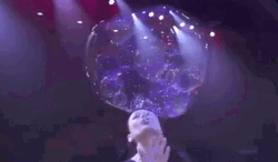 Awesome Talent Blowing Bubbles GIF