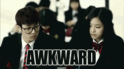 Awkward Classmate Stare