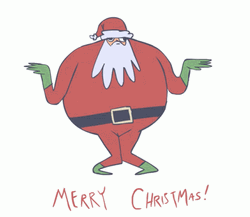 Awkward Dancing Santa Claus GIF