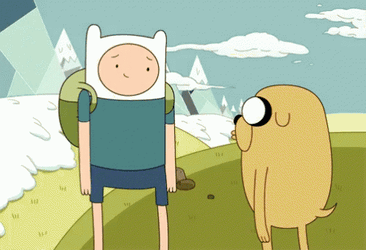 Awkward Sibling Bro Hug Adventure Time GIF