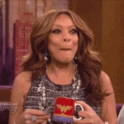 Awkward Wendy Williams Lip Bite Speedy Blinks GIF