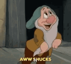 Aww Shucks Bashful Dwarf GIF
