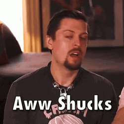 Aww Shucks Expression GIF