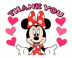 Aww Thank You Minnie Mouse GIF