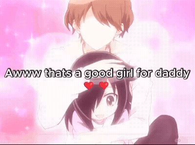 Aww That's A Good Girl For Daddy Hearts In Eyes GIF