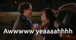 Aww Yeah Kissing In The Car GIF