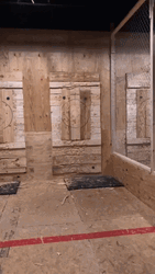 Axe Throwing Woman Celebrate GIF