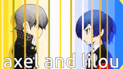 Axel And Lilou Behind Bars In Video Game GIF