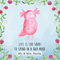 Axolotl In Flower Frame GIF