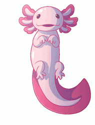 Axolotl Wagging Tail GIF