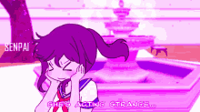 Ayano Aishi Calling Senpai Yandere GIF