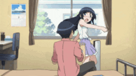 Ayase Giving Strong Kick GIF