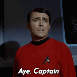 Aye Captain Star Trek Montgomery Scott GIF