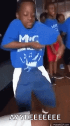 Aye Slice Dancing Black Kid GIF