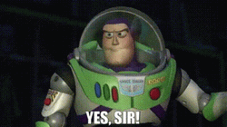 Aye Toy Story Buzz Lightyear Yes Sir GIF