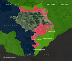 Azerbaijan Map Karabakh GIF
