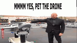 Azerbaijan President Ilham Aliyev Drone