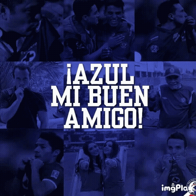 Azul Mi Buen Amigo Poster GIF