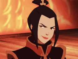 Azula Eyebrows Raise Smirk Avatar GIF