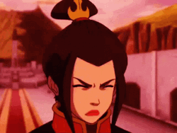 Azula Shocked Worried Reaction Avatar GIF