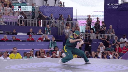 B-Girl Raygun Olympic Break Dance GIF