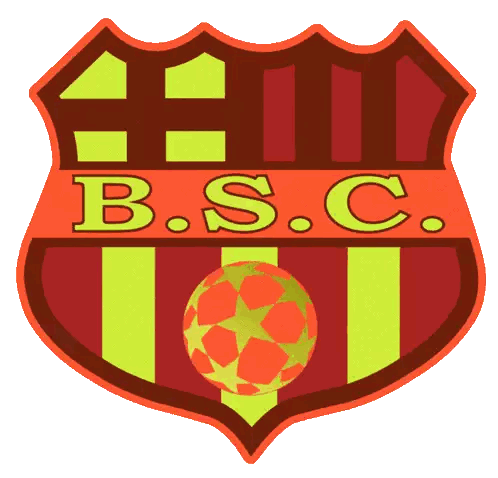 B.S.C. Logo With Soccer Ball Sticker
