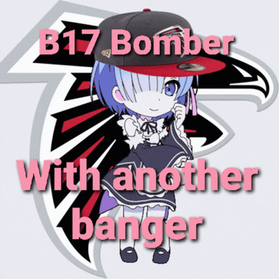 B17 Bomber With Another Banger Written In Pink GIF