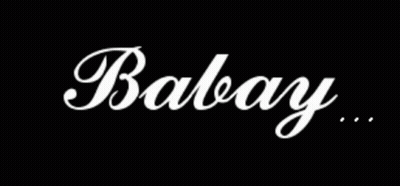 Babay Text On Black Background GIF