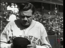 Babe Ruth Boston Braves Home Run