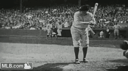 Babe Ruth Major League Baseball Hit