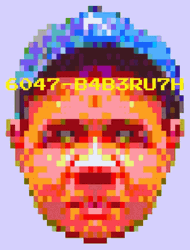Babe Ruth Pixel Art