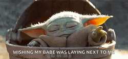 Babe Yoda Star Wars GIF