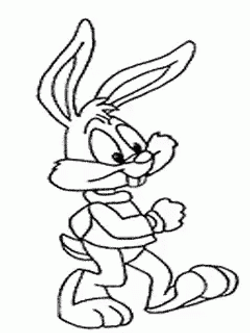 Babs Bunny Sketch Tuesday GIF