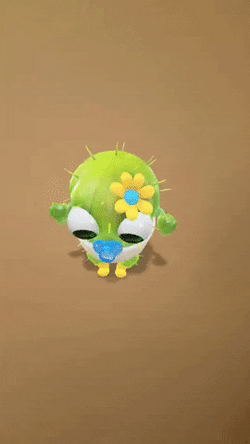 Baby Cactus Turn Around GIF