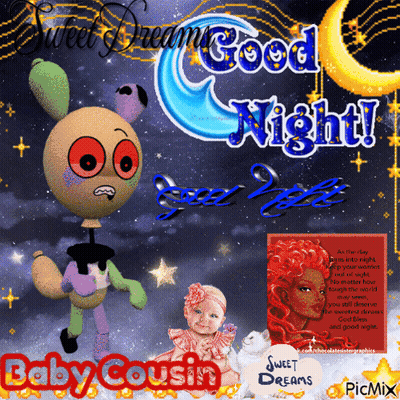 Baby Cousin Greeting Card With Stuffed Animal And Baby GIF
