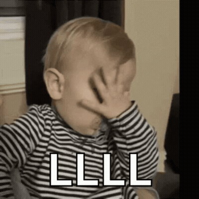 Baby Covering Face L.L.L.L GIF