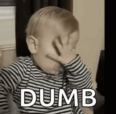 Baby Covering Face With Dumb GIF