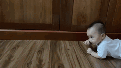 Baby Crawling On The Floor GIF