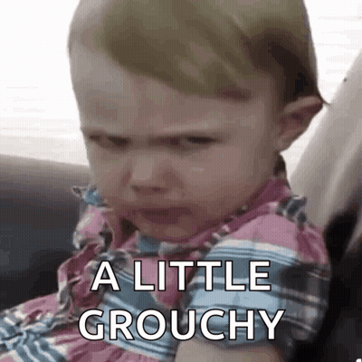 Baby Crying Funny Face Little Grouchy GIF