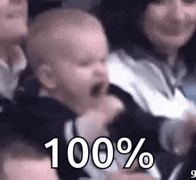 Baby Crying In Crowd 100% GIF