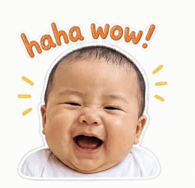 Baby Crying With Waaah Sticker GIF
