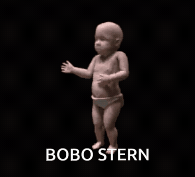 Baby Dancing Bobo Stern GIF