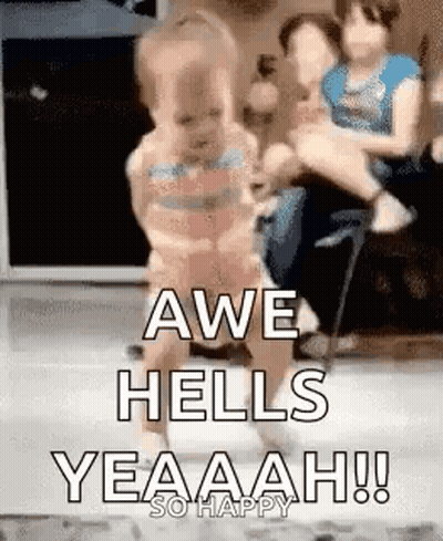 Baby Dancing In Living Room GIF