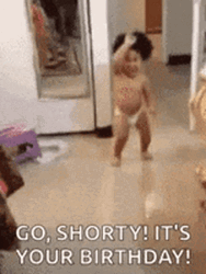 Baby Dancing It Is Your Birthday GIF