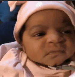 Baby Disgusted Face Attitude  GIF