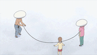 Baby Eating Spoon Beast Mode GIF